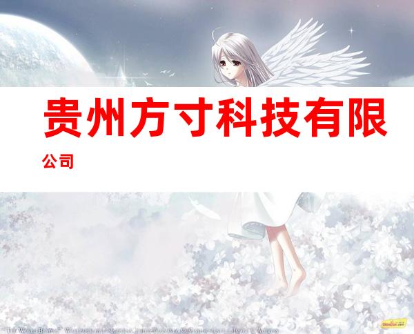 贵州方寸科技有限公司