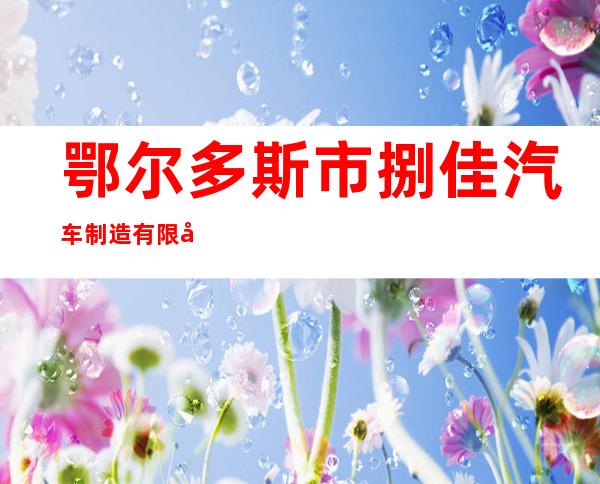 鄂尔多斯市捌佳汽车制造有限公司